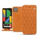 Google Pixel 4 XL leather case - Mandarine vintage - Couture
