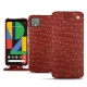 Funda de piel Google Pixel 4 XL - Autruche ciliegia
