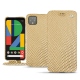 Google Pixel 4 XL leather case - Serpent sabbia