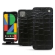 Funda de piel Google Pixel 4 XL - Crocodile nero