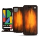 Housse cuir Google Pixel 4 XL - Fauve Patine