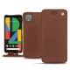 Lederschutzhülle Google Pixel 4 XL - Marron délicat