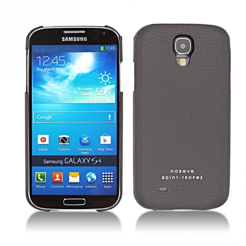 Etuis, coques et housses personnalisables fabriqués main pour Samsung Galaxy S IV Anthracite ( Pantone #41403c ) 