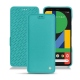 Housse cuir Google Pixel 4 - Bleu fluo