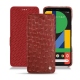 Capa em pele Google Pixel 4 - Autruche ciliegia