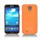 Funda de piel Samsung GT-i9500 Galaxy S IV - Orange fluo