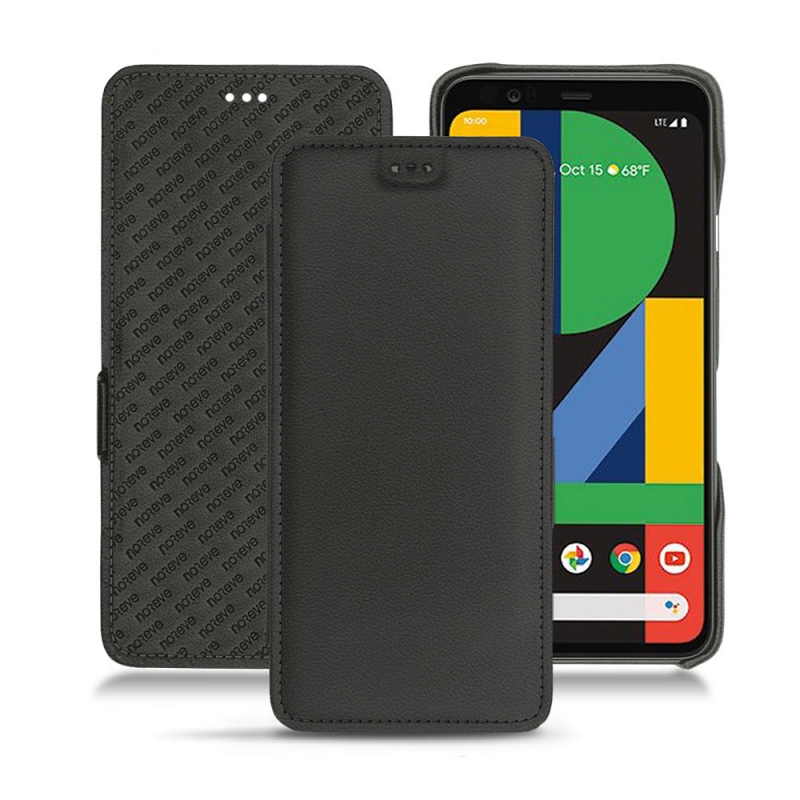 Housse cuir Google Pixel 4 - Noir PU