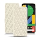 Lederschutzhülle Google Pixel 4 XL - Blanc - Couture ( Bologna - White ) 