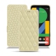 Google Pixel 4 XL leather case - Beige - Couture ( Nappa - Pantone 7502C ) 