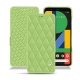 Google Pixel 4 XL leather case - Vert olive - Couture ( Nappa - Pantone 578U ) 
