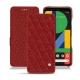 Google Pixel 4 XL leather case - Tomate - Couture ( Pantone 187C ) 
