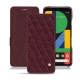 Lederschutzhülle Google Pixel 4 XL - Lie de vin - Couture ( Pantone 5115C ) 