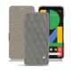 Google Pixel 4 XL leather case - Acier vintage - Couture