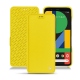 Housse cuir Google Pixel 4 XL - Jaune fluo