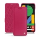 Google Pixel 4 XL leather case - Rose fluo
