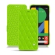 Google Pixel 4 XL leather case - Vert fluo - Couture