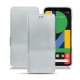 Google Pixel 4 XL leather case - Platinium ( Pantone 877C ) 