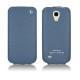 Funda de piel Samsung GT-i9190 Galaxy S4 mini  - Indigo ( Pantone 303U ) 