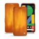 Google Pixel 4 XL leather case - Orange Patine