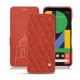 Lederschutzhülle Google Pixel 4 XL - Arange clouquié - Couture