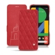 Google Pixel 4 XL leather case - Rouge troupelenc - Couture
