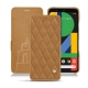 Housse cuir Google Pixel 4 XL - Castan esparciate - Couture