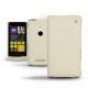 가죽 커버 Nokia Lumia 925  - Beige ( Nappa - Pantone 7502C ) 