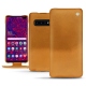 Housse cuir Samsung Galaxy S10 5G - Or Maïa ( Pantone 871C ) 