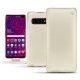 Custodia in pelle Samsung Galaxy S10 5G - Blanc (  Nappa - White ) 