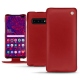 Samsung Galaxy S10 5G leather case - Rouge ( Nappa - Pantone 199C ) 