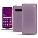Housse cuir Samsung Galaxy S10 5G - Lilas ( Nappa - Pantone 2645U ) 
