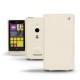 가죽 커버 Nokia Lumia 925  - Ivoire ( Sleek P C12 - White ) 