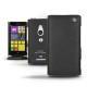 가죽 커버 Nokia Lumia 925  - Ebène ( Sleek P C12 - Black ) 