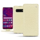 Housse cuir Samsung Galaxy S10 5G - Ivoire ( Sleek P C12 - White ) 