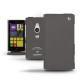 가죽 커버 Nokia Lumia 925  - Anthracite ( Pantone 424C ) 