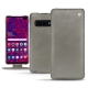 Funda de piel Samsung Galaxy S10 5G - Acier vintage ( Pantone 403C ) 