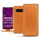 Funda de piel Samsung Galaxy S10 5G - Mandarine vintage ( Pantone 165C ) 