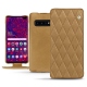Lederschutzhülle Samsung Galaxy S10 5G - Sable vintage - Couture
