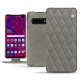 Lederschutzhülle Samsung Galaxy S10 5G - Acier vintage - Couture