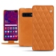Lederschutzhülle Samsung Galaxy S10 5G - Mandarine vintage - Couture