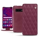 Capa em pele Samsung Galaxy S10 5G - Prune vintage - Couture