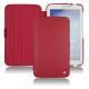 Housse cuir Samsung GT-P3200 Galaxy Tab 3 7.0  - Rouge ( Nappa - Pantone 199C ) 