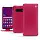 Housse cuir Samsung Galaxy S10 5G - Rose fluo