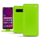 Housse cuir Samsung Galaxy S10 5G - Vert fluo