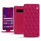 Capa em pele Samsung Galaxy S10 5G - Rose fluo - Couture