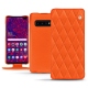 Custodia in pelle Samsung Galaxy S10 5G - Orange fluo - Couture