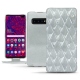 Housse cuir Samsung Galaxy S10 5G - Platinium - Couture