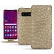 レザーケース Samsung Galaxy S10 5G - Autruche desert
