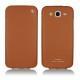 Funda de piel Samsung GT-i9150 Galaxy Mega 5.8  - Marron ( Nappa - Pantone 1615C ) 