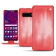 Capa em pele Samsung Galaxy S10 5G - Rose Patine